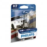 Автолампа Philips H7 12V- 55W RacingVision 12972RVB1 (бл.) +150%